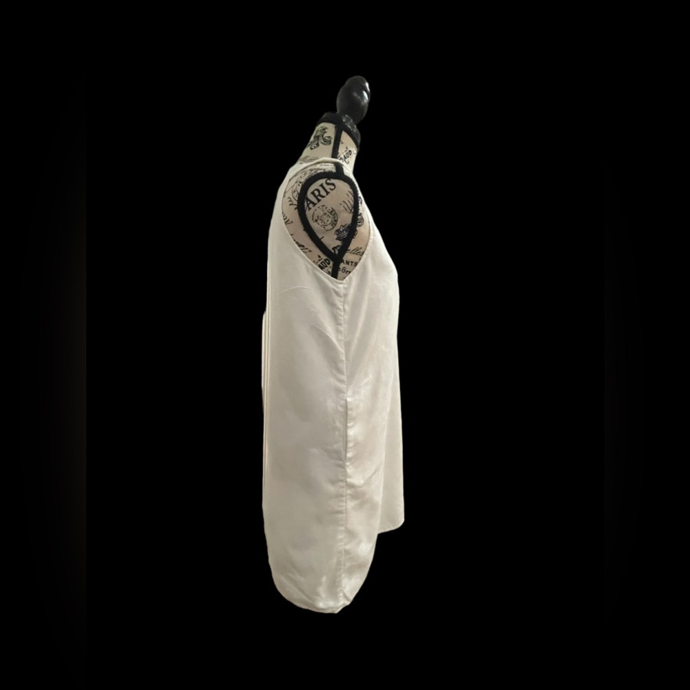 OLD NAVY WHITE LINEN DRESS S - Picture 3 of 7